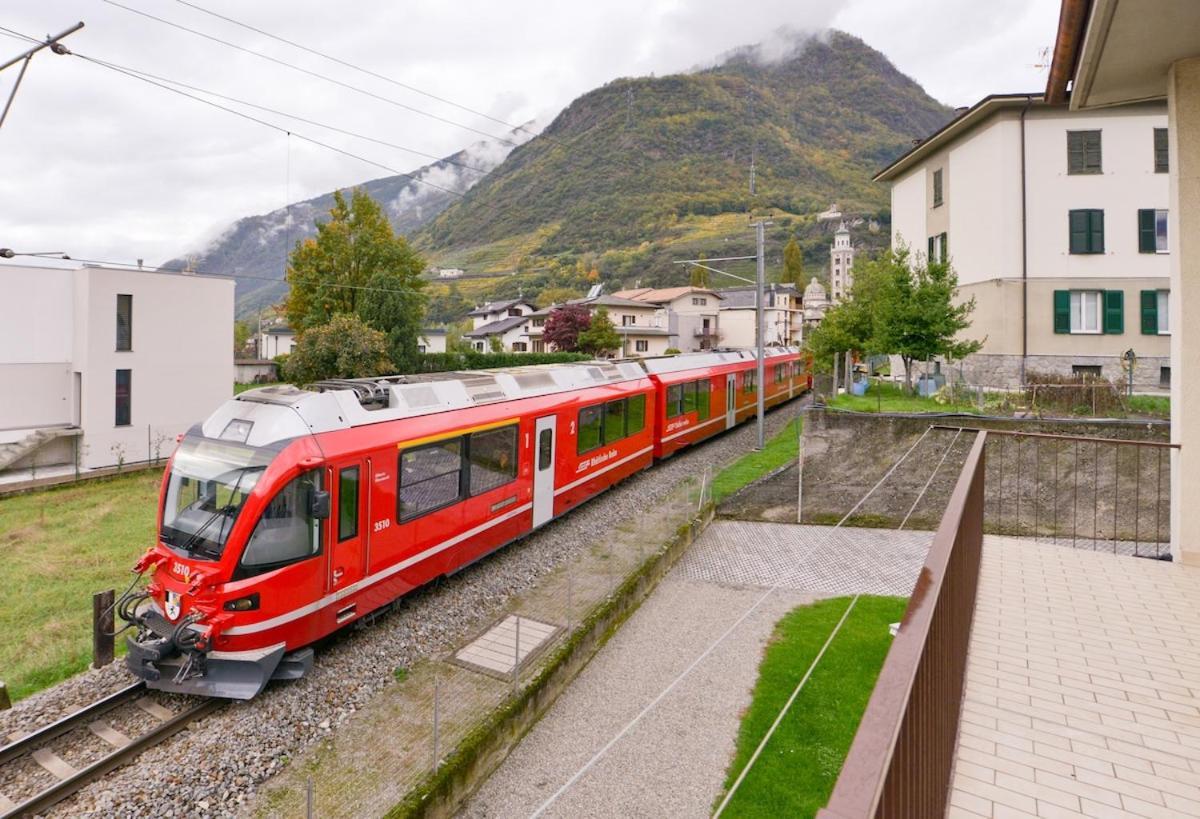 Alp Gruem Apartment - 8 Min Walk To Bernina Express Tirano Exterior foto