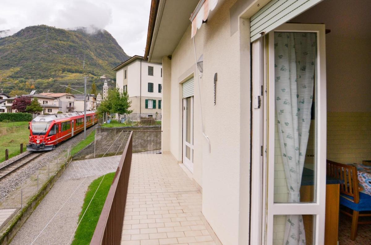 Alp Gruem Apartment - 8 Min Walk To Bernina Express Tirano Exterior foto